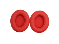 Almohadillas para auriculares Beats Studio 3.0, espuma suave, color rojo.