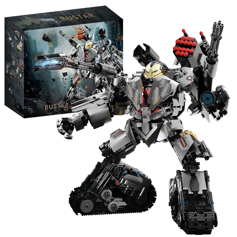 (1968 Piezas) Nuevo Juguete De Bloques De Construcción Super Steel Hero Warbreaker Machine