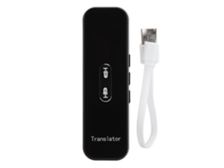 Traductor Inteligente Portátil Con Voz Y Bluetooth Para Viajes, Negocios Y Aprendizaje - Negro