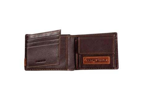 Camel Ativo Carteira Horizontal Com Porta-Mouedas California Castanha