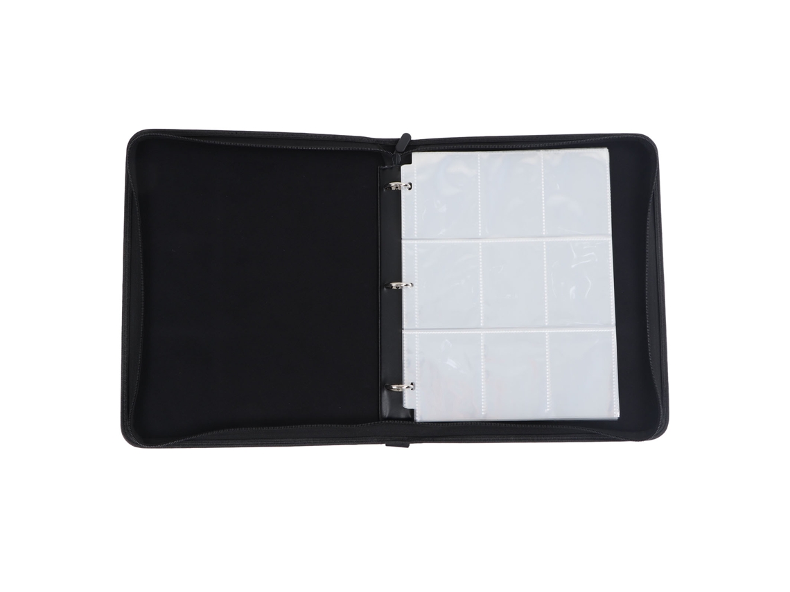 Ats-carpeta De Tarjetas De Trading 9 Bolsillos Con 40 Hojas Transparentes Para Coleccionar Tarjetas Deportivas