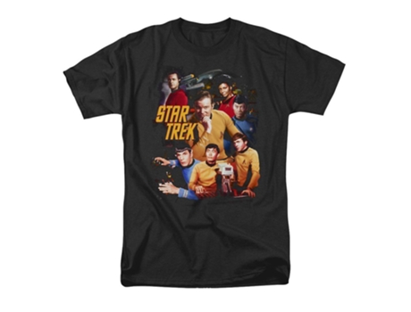 Camiseta ROCKINSTONE Star Trek a los mandos (XXXL)
