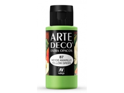Pintura Acrilica Arte Deco Vallejo 60 Ml (Verde Amarillo 87)