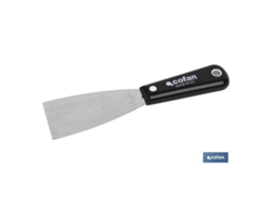 Espatula inox con mango abs 200mm