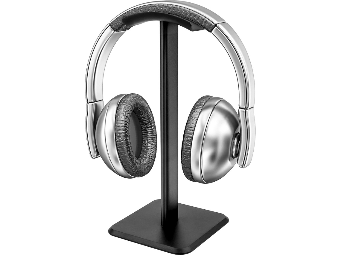 Soporte Aluminio 24,5cm Para Auriculares Juegos Con Neto Integrado