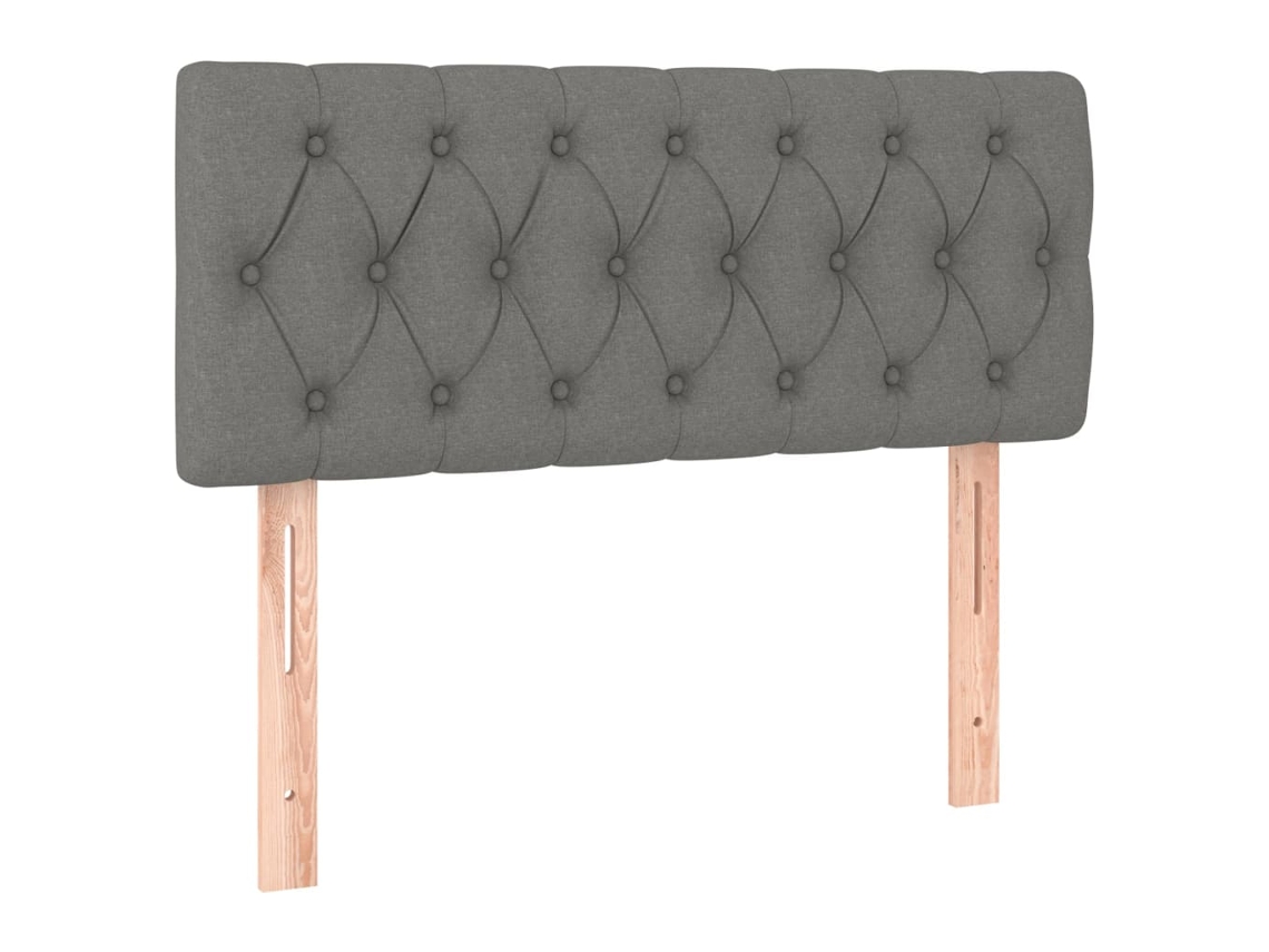 Maison Exclusive - Cabecero De Tela Gris Oscuro 100x7x78/88 Cm