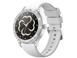 Reloj inteligente para mujer con Bluetooth, llamadas, incrustaciones de diamantes, monitorización de la frecuencia cardíaca y el oxígeno en sangre, recordatorio Yizhood