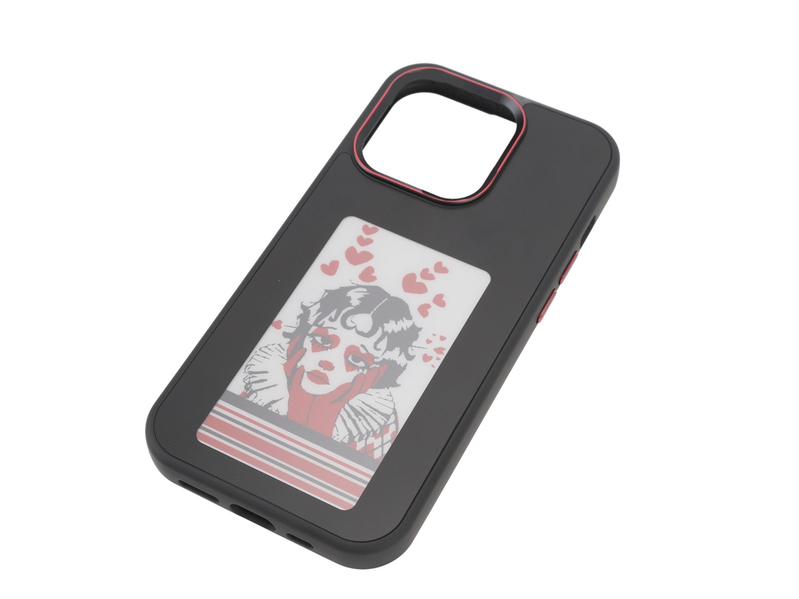 Case De Telefone Projeção Nfc Tela De Tinta 3,7 Polegadas Diy Anti-queda Anti-derrapante Para Ios 14 Pro
