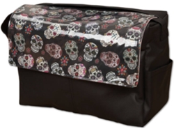 Bolso BABYLINE Lovely Skull Negro