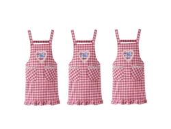 Delantal Femenino De Algodón 3 Piezas Transpirable Estilo Occidental Con Mangas Delantales A Prueba De Aceite Para Cocina