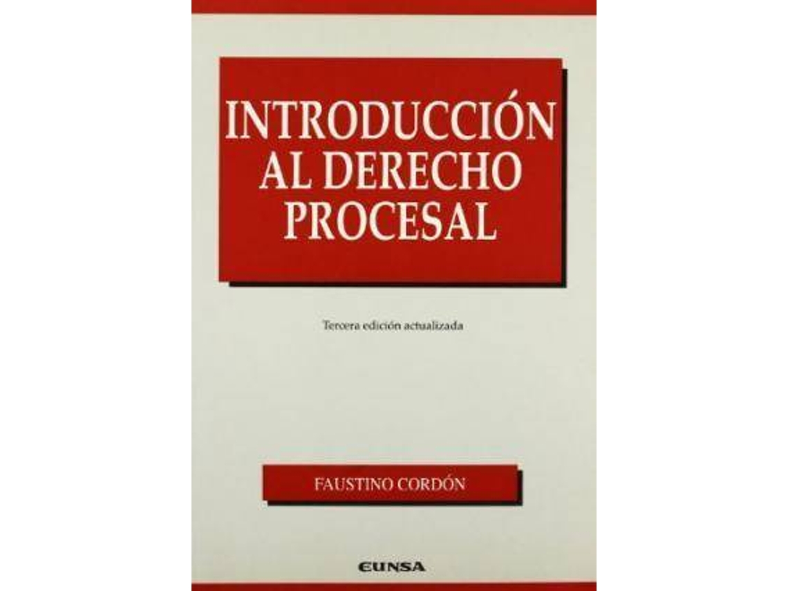 Libro Introducción al derecho procesal de Faustino . . . [Et Al. ] Cordón Moreno (Español)