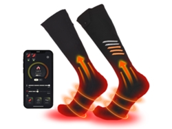 2026 Store-calcetines Térmicos Eléctricos Recargables 2*5000mah Con Control App, 3 Temperaturas, Lavables, Para Mujer Y Hombre Invierno Frío