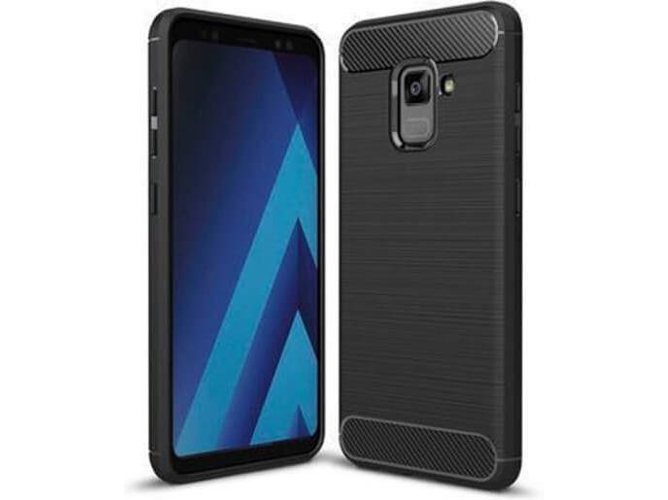 Carcasa Samsung Galaxy A8 2018 Silicona Negro