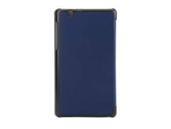 Funda protectora de piel sintética para Huawei Mediapad T3 7.0 3g (azul oscuro, dorado claro)