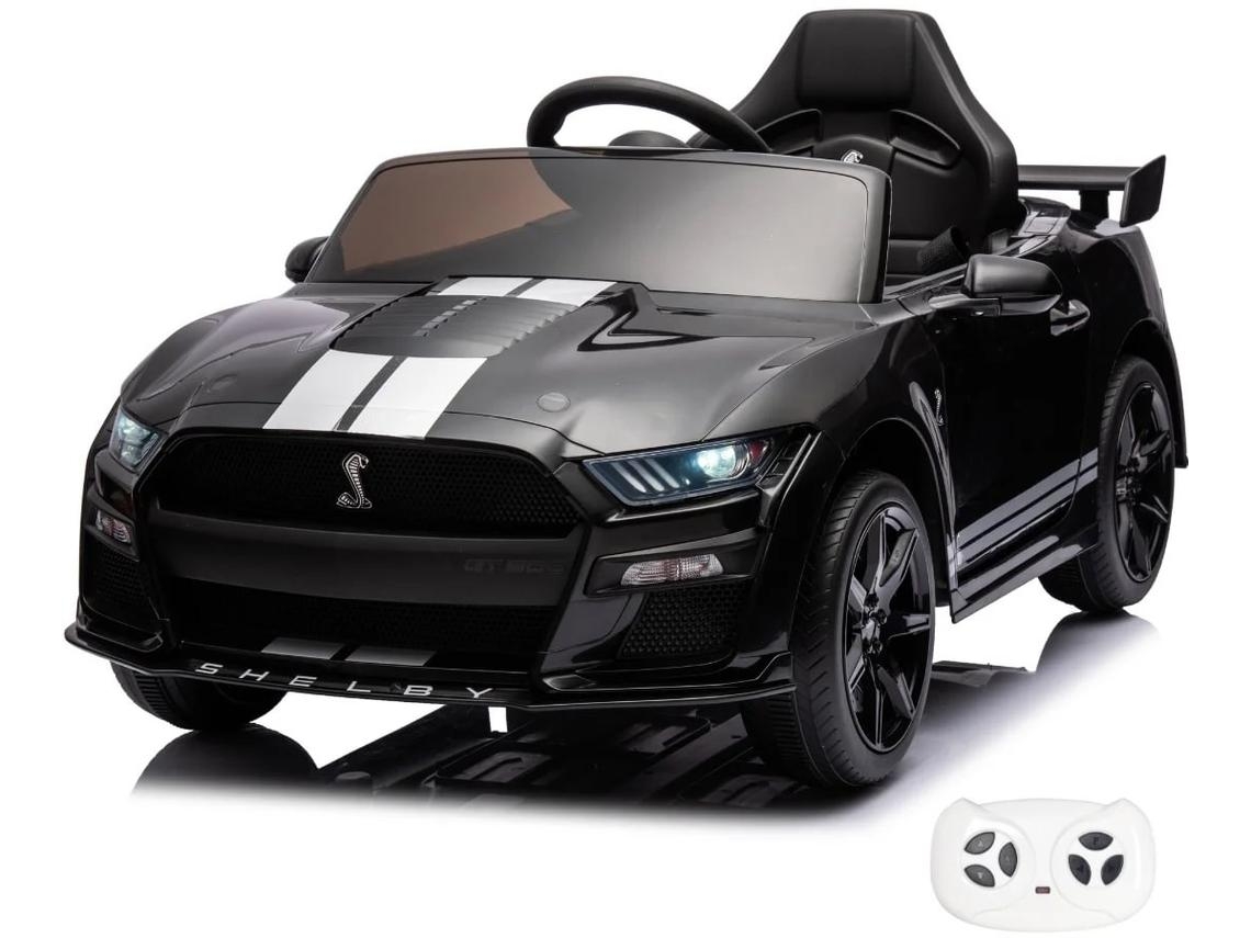 Vehículo Eléctrico Para Niños - Ford Mustang Shelby Gt500 12v - 1 A 5 Años - Negro