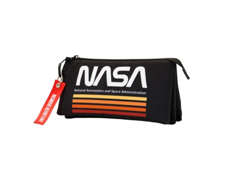 NASA Black Estuche Portatodo Triple FAN, Negro