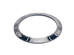 Bisel de reloj de cerámica de 41,5 mm, azul y blanco