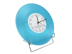 Reloj De Pared Redondo Grande De 30 Cm (12 Pulgadas), Silencioso, Funciona Con Pilas, Decorativo, Azul.
