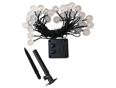 Guirnalda de luces solares para exteriores, 22,9 pies, 50 luces solares colgantes LED para interiores/exteriores, árboles, patio