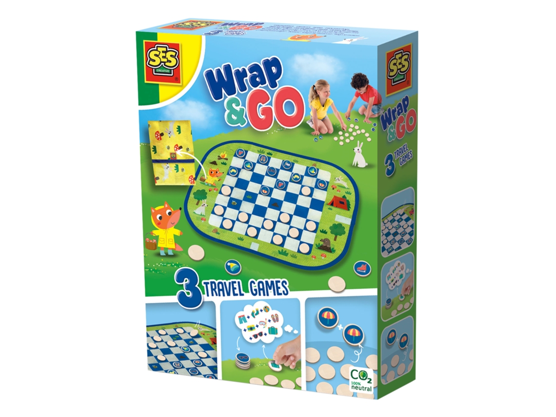 Juego para Niños SES Wrap & Go Juegos de Viaje al Aire Libre 02237 (Edad Mínima Recomendada: 4 Años)