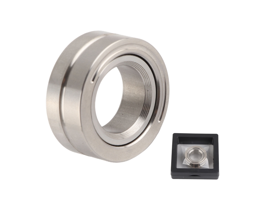 Ats-juguete Anillo De Metal Para Dedos Con Rotación Y Magnetismo Para Reducir Ansiedad Y Decompresión