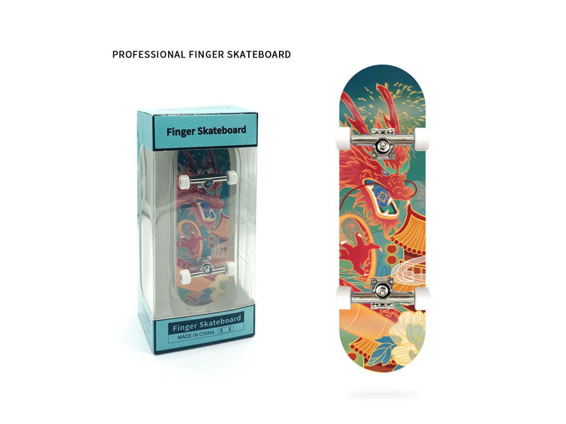 Patineta de dedos profesional hecha de madera de arce natural, patineta de dedos, pequeña, 29x99 mm, YUYSAN szhy13