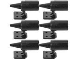 Juego De 6 Silbatos De Advertencia Black Deer Para Vehículos, Dispositivo De Advertencia Sonora Automática Para Automóviles.