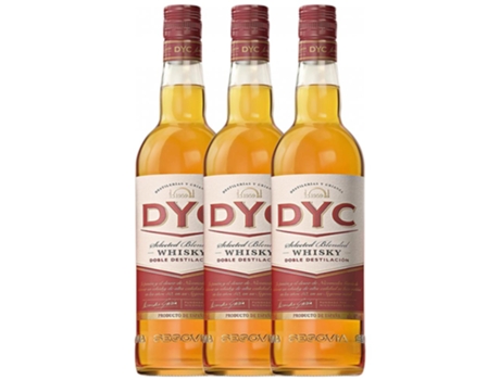 Whisky DYC Blended Dyc (1 L - 3 unidades)