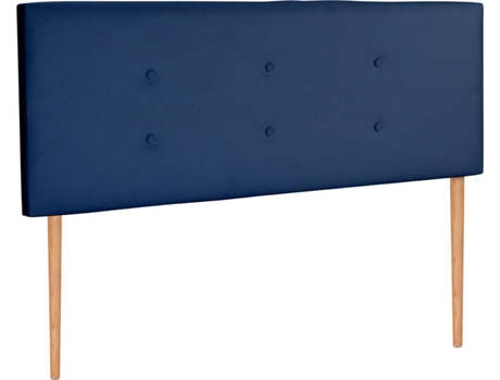 Cabecero DHOME con Patas (Azul - Polipiel - 160 x 5 x 105 cm)