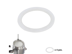 Junta Goma Silicona Cafetera Aluminio Classic / Inducción 12 Tazas (4 Unidades) ORYX