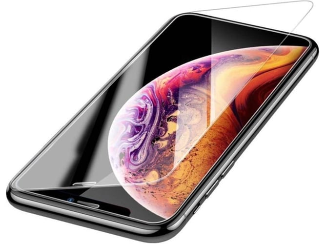 Protector Cristal Templado iPhone XS Max BASEUS 0.3 mm Protetor Completo