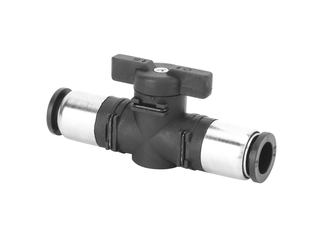 2026velora-válvula De Regulación Manual De Conector Neumático Negro Herramienta De Conexión Rápida Doble (buc-10)
