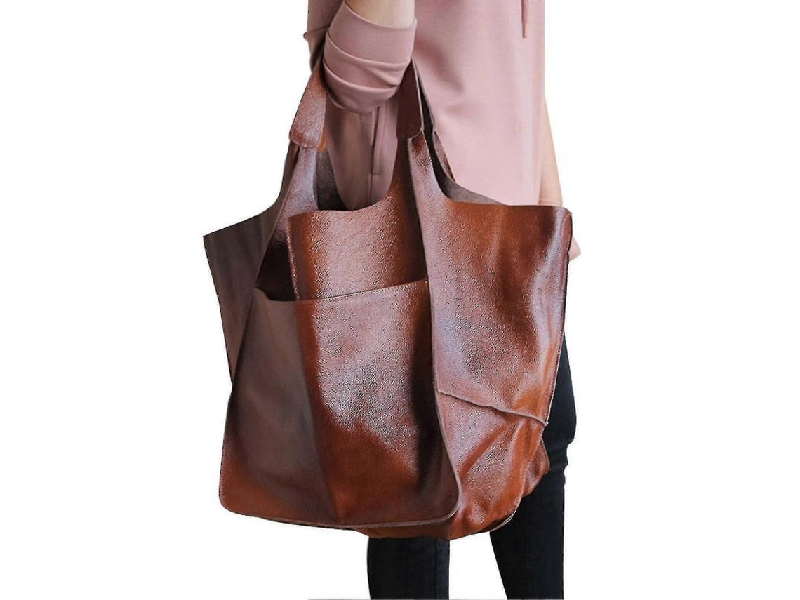 2026-bolso Satchel De Cuero Pu Grande Para Mujer Bolso De Trabajo Bolso Bandolera Suave Bolsa Oversized
