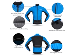 Chaqueta De Ciclismo De Invierno Impermeable Y Cálida Para Hombre, Forro Polar Polar, Para Mtb Y Bicicleta.