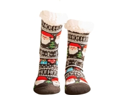 2026-calcetines De Navidad Para Mujer Calientes Invierno Gruesos Peludos Con Patrones Bonitos Regalo Navideño