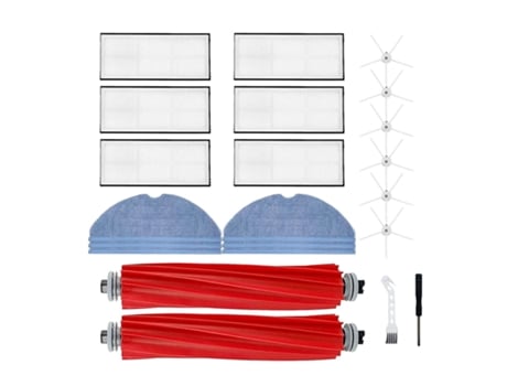 22 peças para xiaomi roborock s7 t7s t7s plus escova lateral principal filtro hepa