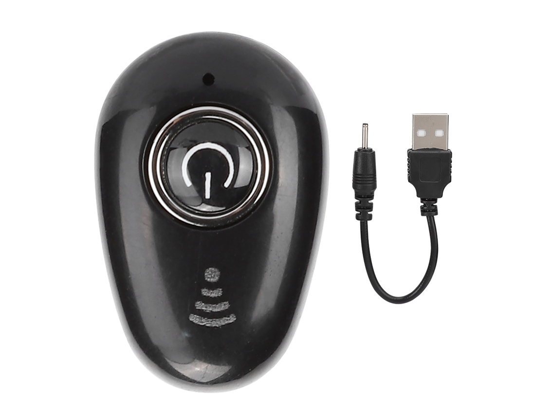 Auriculares Inalámbricos Mono Bluetooth V5.0 Intrauriculares Mini Deportivos Con Manos Libres - Negro