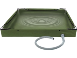 Ducha exterior plegable y portátil con base para autocaravanas, lavabo para viajes, tiendas de campaña, escalada, playa y uso interior y exterior. Gokoco