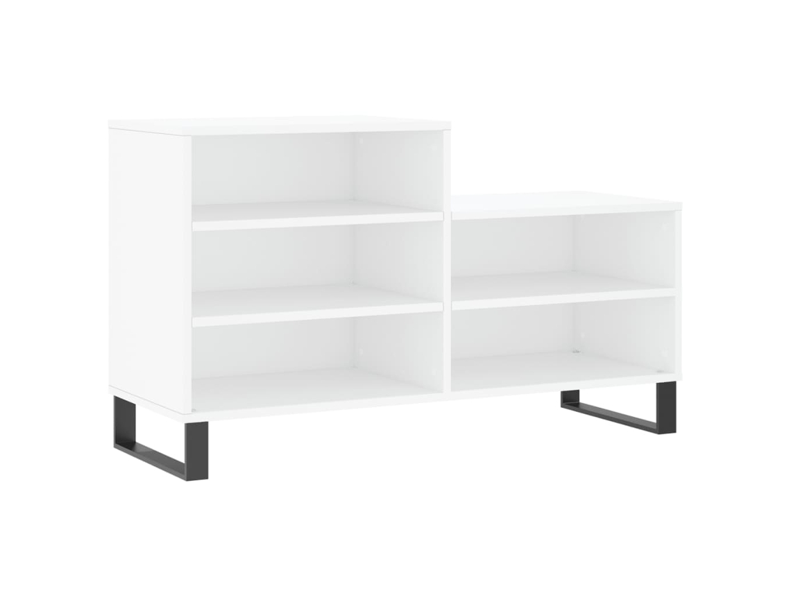 Maison Exclusive - Mueble Zapatero Madera Contrachapada Blanco 102x36x60 Cm