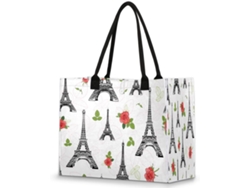Bolso de hombro Tropicallife con estampado de escamas de pez, 38 x 25 x 19 cm