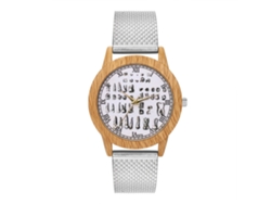 Reloj De Pulsera De Cuarzo Unisex De Alta Calidad Para Hombre Y Mujer, Color Plata.