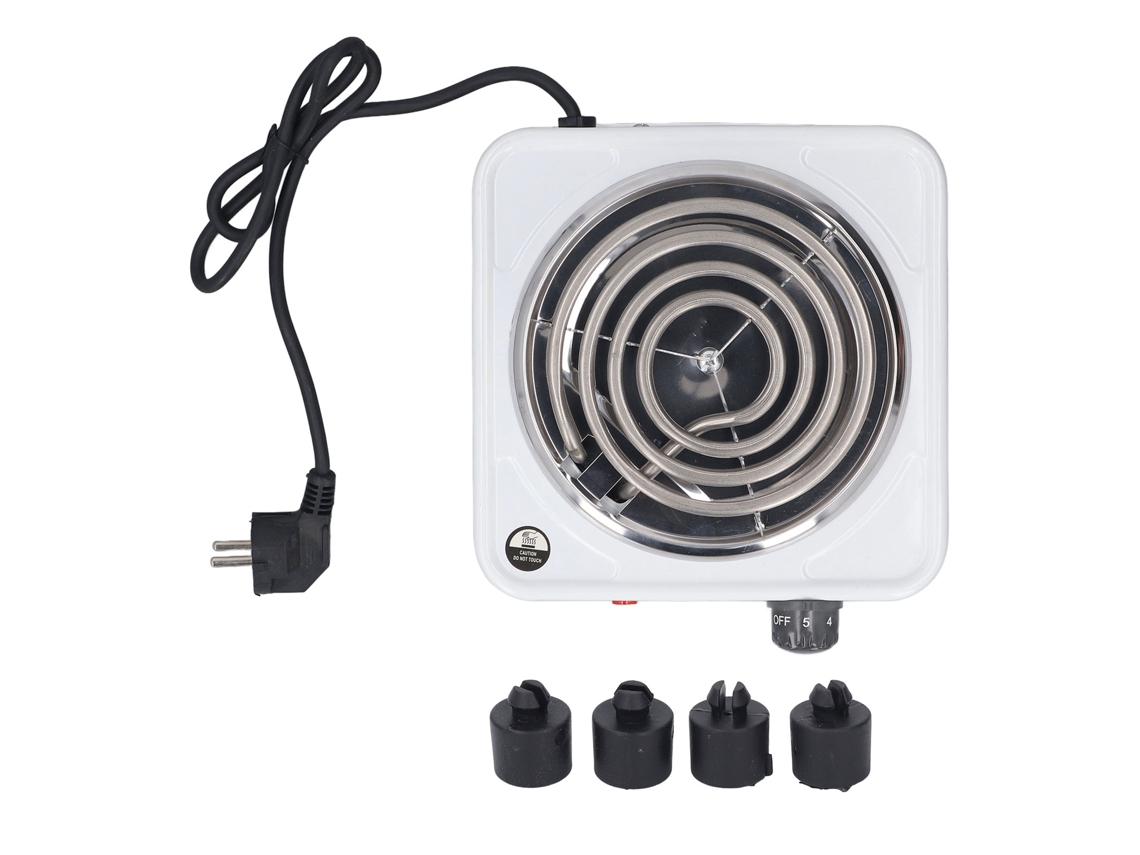 Placa Eléctrica Portátil De Sobremesa De 1500 W Con Resistencia Individual Ajustable Para Café Y Té.