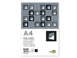 Liderpapel Papel Carbón con Color Intenso A4 - Negro, 10 Hojas