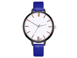 Reloj De Pulsera De Cuarzo Para Mujer Zhoulianfa Con Delicada Correa De Pu (azul)