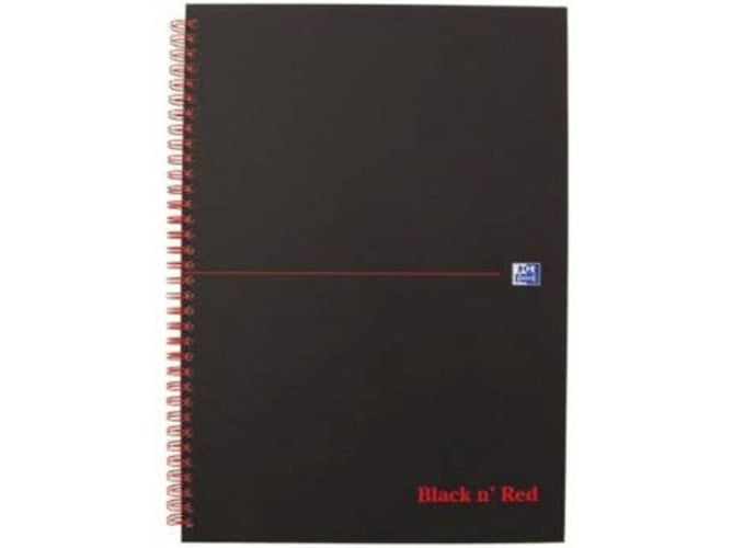 Cuarderno OXFORD (Negro - A4 - Cuadriculado - 21x29.7cm)