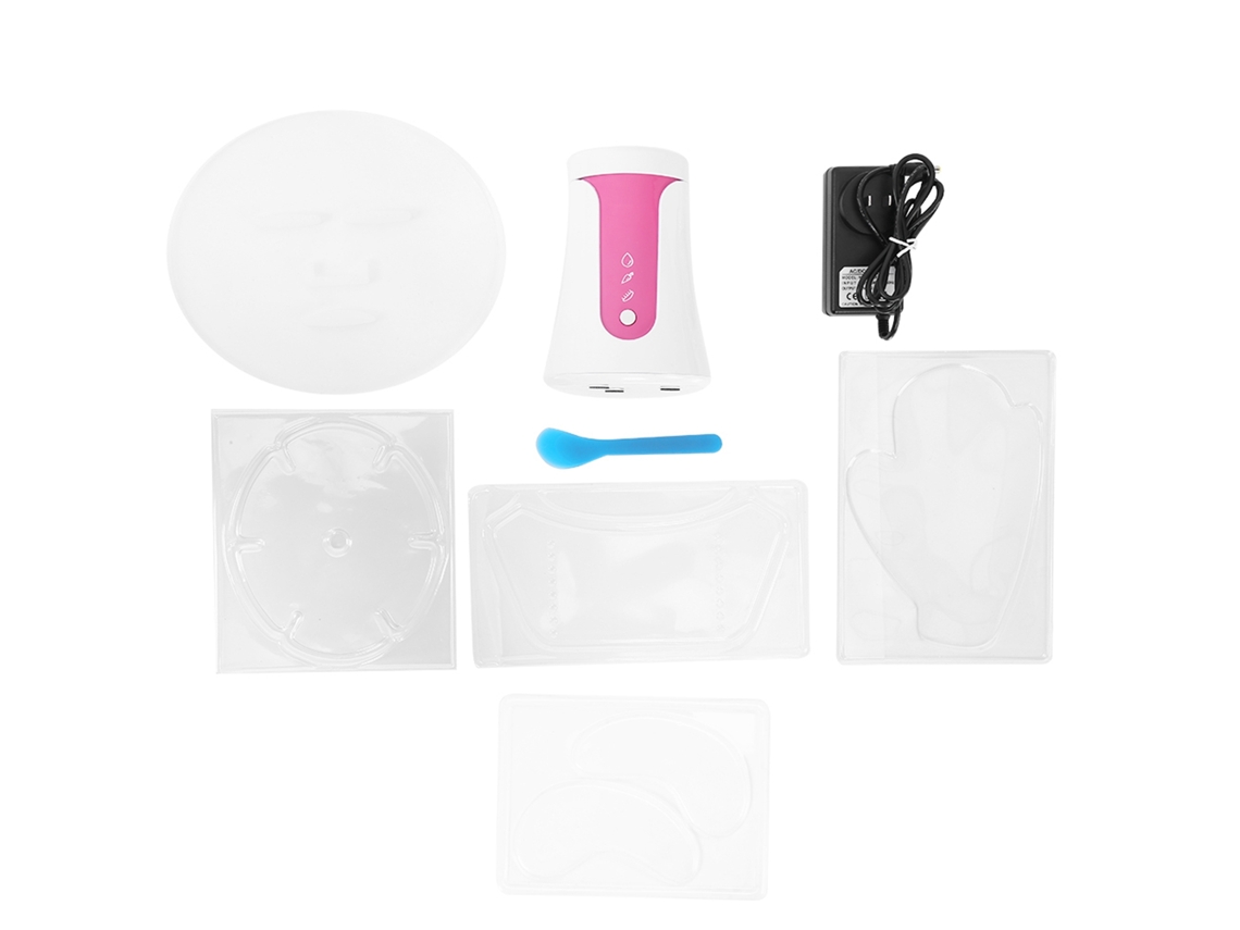 Máquina portátil para hacer mascarillas faciales caseras con frutas y verduras orgánicas