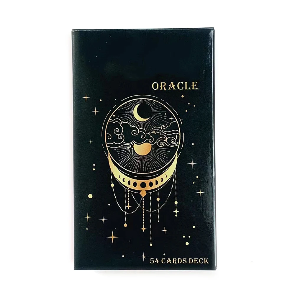 Cartas Del Oráculo A: 54 Cartas, Versión En Inglés, Cartas De Adivinación, Ilustraciones Místicas.