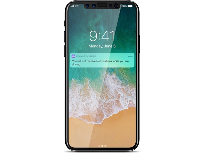 Protector de Pantalla AVIZAR iPhone X, XS Negro