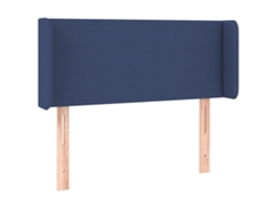 Maison Exclusive - Cabecero De Tela Azul 103x16x78/88 Cm
