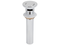 Desagüe Emergente Para Lavabo De Baño Con Tapa Protectora Y Orificio De Rebosadero.